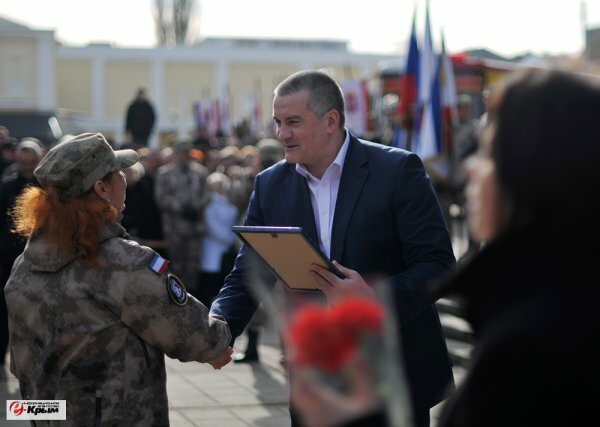 В Симферополе отметили годовщину создания Народного ополчения